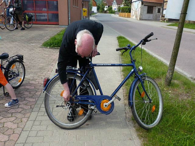 Die erste Panne