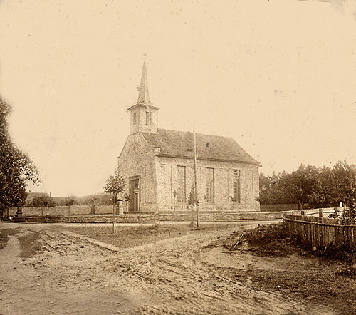 historisches Bild der Kirche in Beuchte